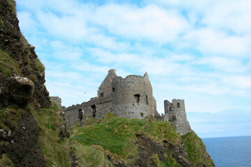 Fototapeta na wymiar Ruins of Dunluce Castle