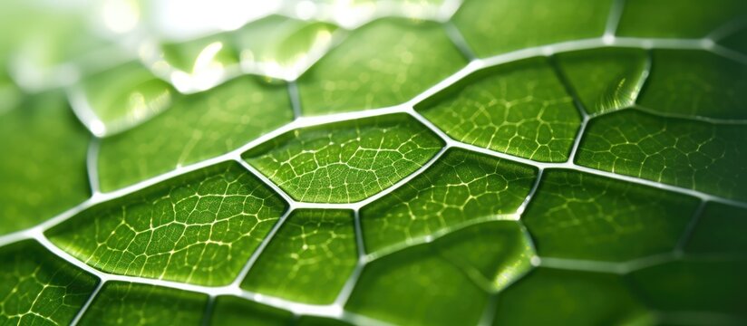 Microscopic perspective on camellia leaf's cellular composition