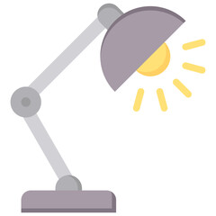 Desk Lamp Flat Icon