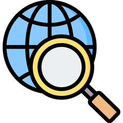 Research Outline Color Icon