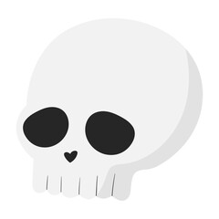 skull halloween illustration