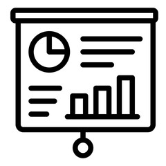 Report summary presentation icon