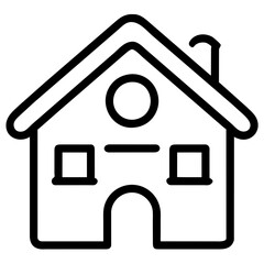 home icon on a white background