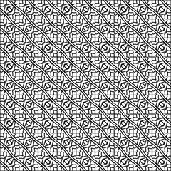  Stylish texture with figures from lines.black and white pattern for web page, textures, card, poster, fabric, textile. Monochrome graphic repeating design. Abstract background.