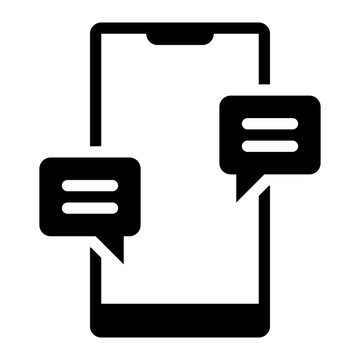 Phone Conversation communication icon