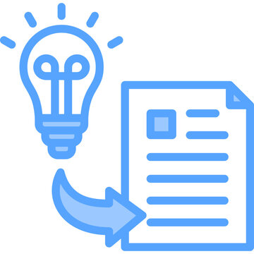 Implementation Blue Icon