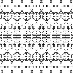 Stylish texture with figures from lines.black and white pattern for web page, textures, card, poster, fabric, textile. Monochrome graphic repeating design. Abstract background.