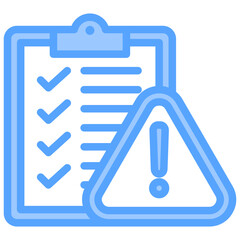 Obraz premium Important Blue Icon