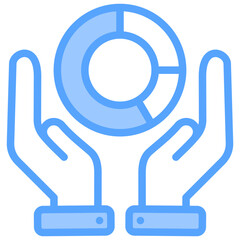 Data Management Blue Icon