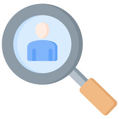 Job Search Flat Icon