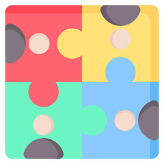 Collaboration Flat Icon