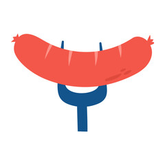 sausage vector illustration