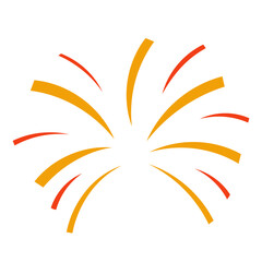 exploded party confetti