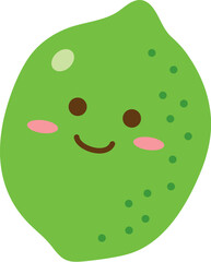 ライム　キャラクター　線なし