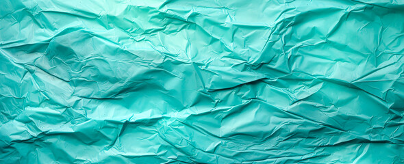 Blue crumpled paper texture background. Crumpled paper background.