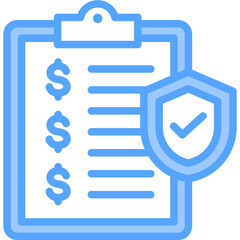 Insurance Blue Icon