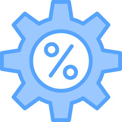 Discount Blue Icon