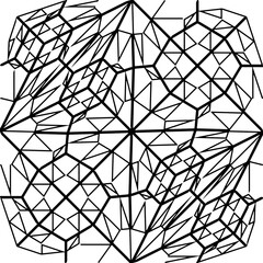 Wallpaper with Seamless repeating pattern.  Black and white pattern . Abstract background. Monochrome texture  for web page, textures, card, poster, fabric, textile.