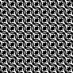 Wallpaper with Seamless repeating pattern.  Black and white pattern . Abstract background. Monochrome texture  for web page, textures, card, poster, fabric, textile.
