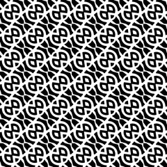 Wallpaper with Seamless repeating pattern.  Black and white pattern . Abstract background. Monochrome texture  for web page, textures, card, poster, fabric, textile.
