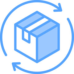 Cycle Blue Icon