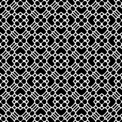 Wallpaper with Seamless repeating pattern.  Black and white pattern . Abstract background. Monochrome texture  for web page, textures, card, poster, fabric, textile.
