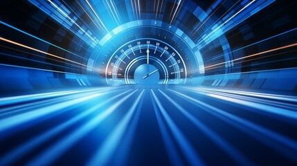 abstrac blue background, time accelerator