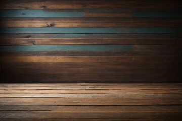 Empty old wooden table background