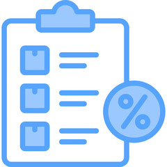 List Blue Icon