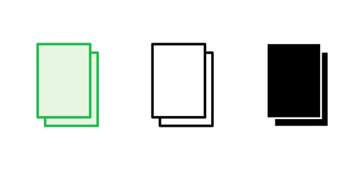 Document icon set. Paper icon. File Icon