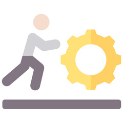 Business Process Flat Icon