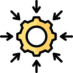 Reduce Outline Color Icon