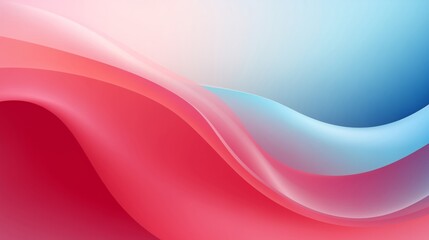 Pink and Blue Wavy Lines Background