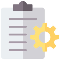 Fototapeta premium File Management Flat Icon