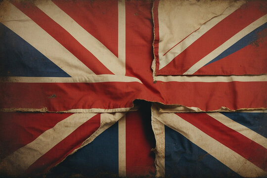 Old grunge England flag