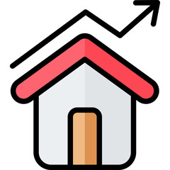 Investment Outline Color Icon