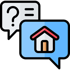 Faq Outline Color Icon