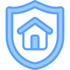 Insurance Blue Icon