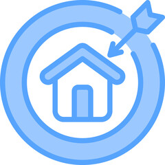 Target Blue Icon