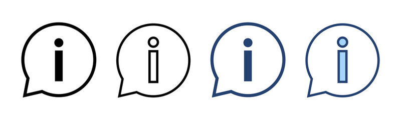 Information sign icon vector. about us sign and symbol. question mark icon