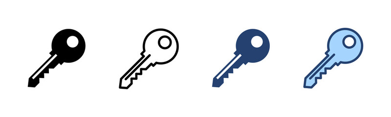 Key icon vector. Key sign and symbol.