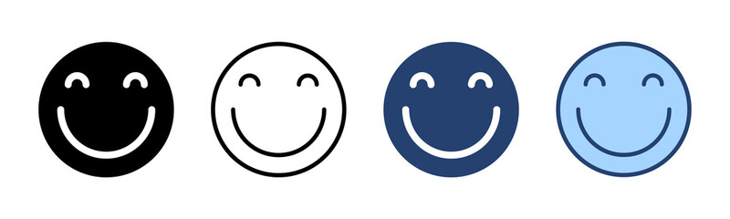 Smile icon vector. smile emoticon icon. feedback sign and symbol