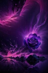 rose in space