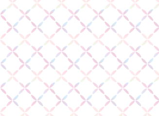 Deurstickers ポップで可愛い格子柄のシームレスなパターン © Nagi Mashima