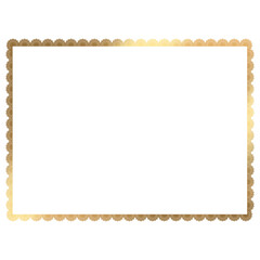 Decorative line border for certificate 