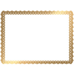 Decorative line border for certificate 