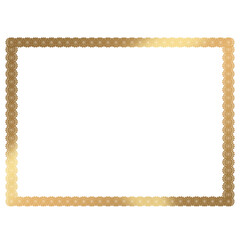 Decorative line border for certificate 