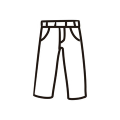 Long Pants Doodle Illustration