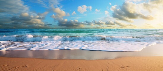 AI tool erases beach photo watermarks.