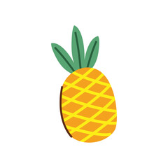 Pineapple  Cartoon Illustration